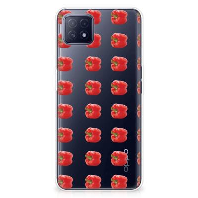 OPPO A53 5G | OPPO A73 5G | Siliconen Case | Paprika Red