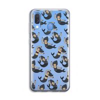 Zeemeermin: Samsung Galaxy A40 Transparant Hoesje