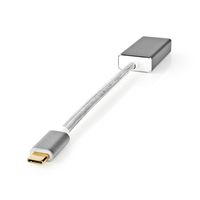 USB-Adapter | USB 3.2 Gen 1 | USB-C© Male | DisplayPort Male | 5 Gbps | 0.20 m | Rond | Verguld | - thumbnail