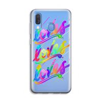 Loves: Samsung Galaxy A40 Transparant Hoesje