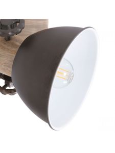 Mexlite Plafondlamp Gearwood 7968A Antraciet