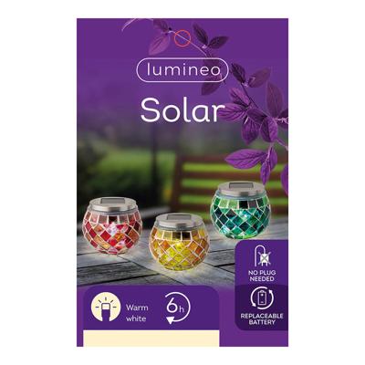 Zonnelamp Lumineo 894596 Mozaïek 9 cm