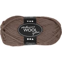 Creativ Company Melbourne wolgaren, l: 92 m, grijs bruin, 50 gr/ 1 bol