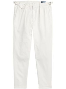 Polo Ralph Lauren pantalon en coton à plis - Blanc