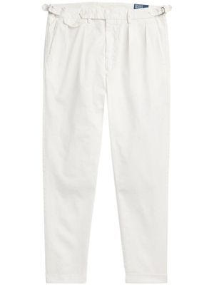 Polo Ralph Lauren pantalon en coton à plis - Blanc
