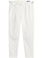 Polo Ralph Lauren pantalon en coton à plis - Blanc