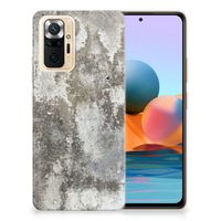 Xiaomi Redmi Note 10 Pro TPU Siliconen Hoesje Beton Print