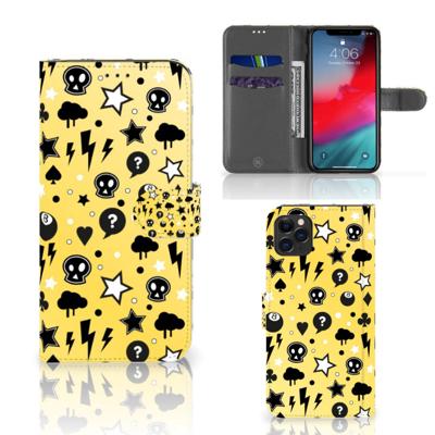 Telefoonhoesje met Naam Apple iPhone 11 Pro Max Punk Geel Telefoonhoesje met Naam Apple iPhone 11 Pro Max Punk Geel