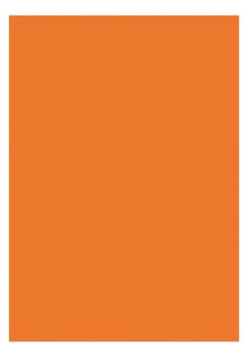 Kangaro K-0043F055 Papier A4 120gr Pak A 100 Vel Oranje