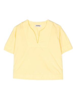 KINDRED blouse à col fendu - Jaune