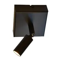 Masterlight Spot Tubo 1 lichts zwart