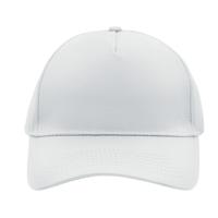 Baseball pet/cap - wit - volwassenen - Voordelige caps - katoen