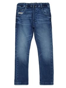 Diesel Kids jean coupe skinny à lien de resserrage - Bleu