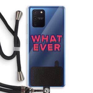 Whatever: Samsung Galaxy Note 10 Lite Transparant Hoesje met koord