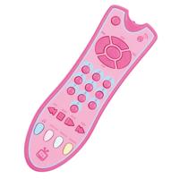 Gesimuleerde muziek TV afstandsbediening vroege educatieve speelgoed elektrische leren machine baby speelgoed (roze)