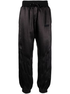 DSQUARED2 pantalon de jogging à fini satiné - Noir