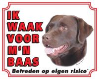 Labrador Retriever Waakbord - Bruin