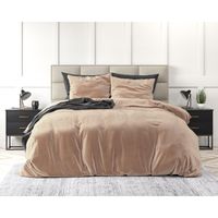Sleeptime - Velvet Dekbedovertrek - Nude - 240 x 220 Sleeptime - Velvet Dekbedovertrek - Nude - 240 x 220