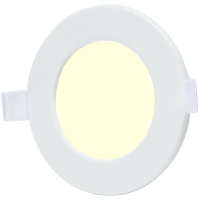 LED Downlight - Smart LED - Wifi LED - Slimme LED - Aigi Zumba - 6W - Warm Wit 3000K - Inbouw Rond - Mat Wit - Aluminium - Ø115mm