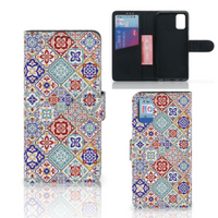 Samsung Galaxy A41 Bookcase Tiles Color - thumbnail
