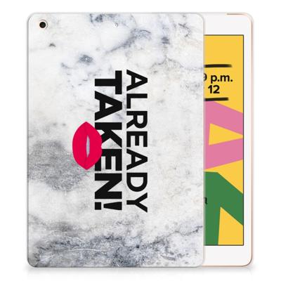 Apple iPad 10.2 | iPad 10.2 (2020) | 10.2 (2021) Back cover met naam Already Taken White