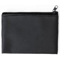 Portemonnee - met sleutelhanger - 10 x 7 cm- zwart - autosleutel - kleingeld