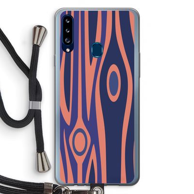 Bast A: Samsung Galaxy A20s Transparant Hoesje met koord