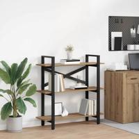 Boekenkast Artisan Eiken 100 x 33,5 x 102 cm Bewerkt hout