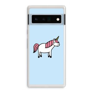 Eenhoorn: Google Pixel 6 Pro Transparant Hoesje