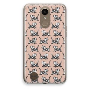 Zwarte poes: LG K10 (2017) Transparant Hoesje
