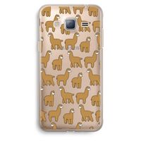 Alpacas: Samsung Galaxy J3 (2016) Transparant Hoesje