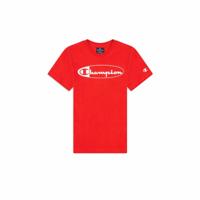 Kinder-T-Shirt met Korte Mouwen Champion Crewneck Rood - Maat: 7-8 jaar