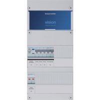 Groepenkast Hager VKG300D-F 3-groepenverdeler met hoofdschakelaar ALS 30mA/HACO/direct +F 1-fase