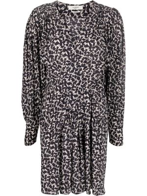 MARANT ÉTOILE robe Arone imprimée - Tons neutres