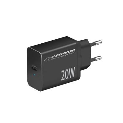 Esperanza EZC104K netvoeding oplader 20W Zwart