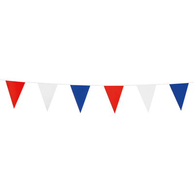 Vlaggenlijn Klein Rood Wit Blauw (3m)