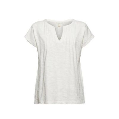 ESPRIT Women Casual T-shirt van biologisch katoen wit ESPRIT Women Casual T-shirt van biologisch katoen wit
