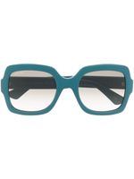 Gucci Eyewear lunettes de soleil à monture oversize - Bleu - thumbnail