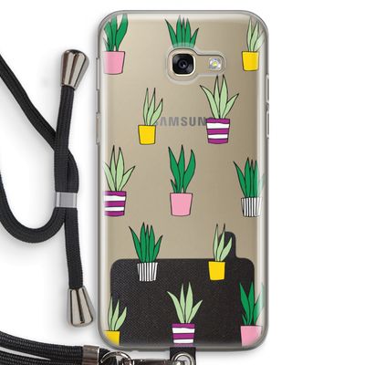Sanseveria: Samsung Galaxy A5 (2017) Transparant Hoesje met koord
