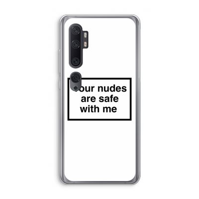 Safe with me: Xiaomi Mi Note 10 Transparant Hoesje