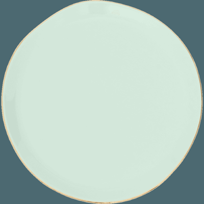 Good Morning bord Ø22.8 cm - Celadon (set van 4)