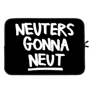 Neuters (zwart): Laptop sleeve 13 inch