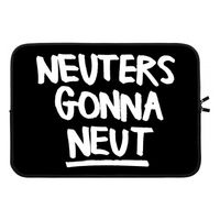 Neuters (zwart): Laptop sleeve 13 inch