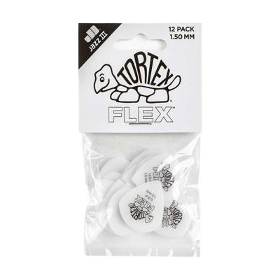 Dunlop 468P150 Tortex Flex Jazz III 1.50mm Plectrum 12-Pack