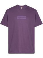 Supreme t-shirt à logo ton-sur-ton - Violet