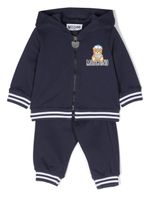 Moschino Kids survêtement à motif Teddy Bear - Bleu - thumbnail