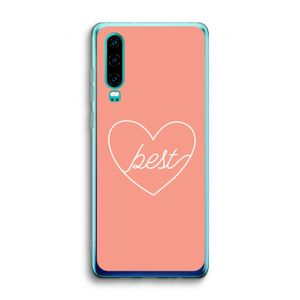 Best heart: Huawei P30 Transparant Hoesje