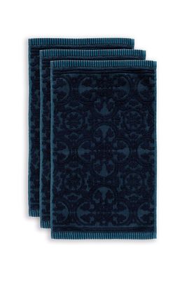 Pip Studio Gastendoek Set/3 Tile de Pip Donkerblauw 30x50 cm