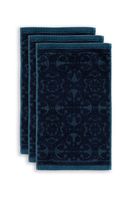 Pip Studio Gastendoek Set/3 Tile de Pip Donkerblauw 30x50 cm Pip Studio Gastendoek Set/3 Tile de Pip Donkerblauw 30x50 cm