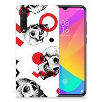 Silicone Back Case Xiaomi Mi 9 Lite Skull Red